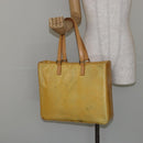 LOUIS VUITTON Monogram Vernis Columbus Tote Bag Gris M91028 LV Auth 145223-23