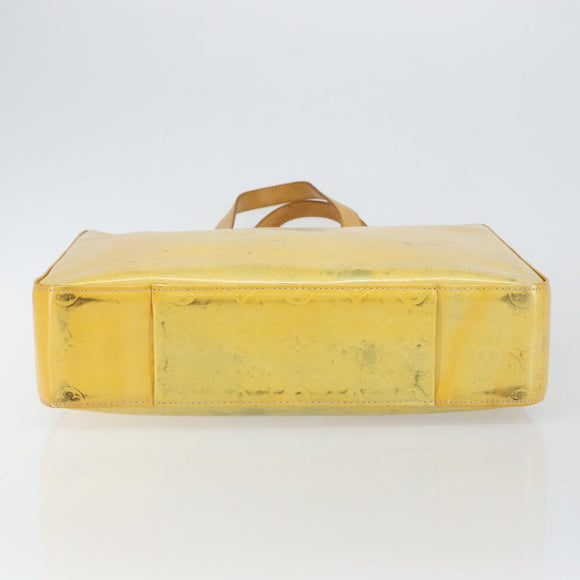 LOUIS VUITTON Monogram Vernis Columbus Tote Bag Gris M91028 LV Auth 145223