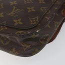 LOUIS VUITTON Monogram Saint Cloud MM Shoulder Bag M51243 LV Auth 145228-8