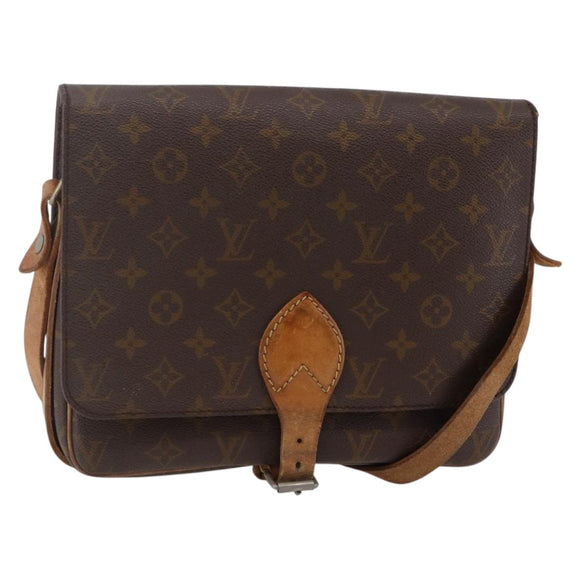 LOUIS VUITTON Monogram Cartouchiere GM Shoulder Bag Vintage M51252 Auth 145229