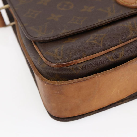 LOUIS VUITTON Monogram Cartouchiere GM Shoulder Bag Vintage M51252 Auth 145229