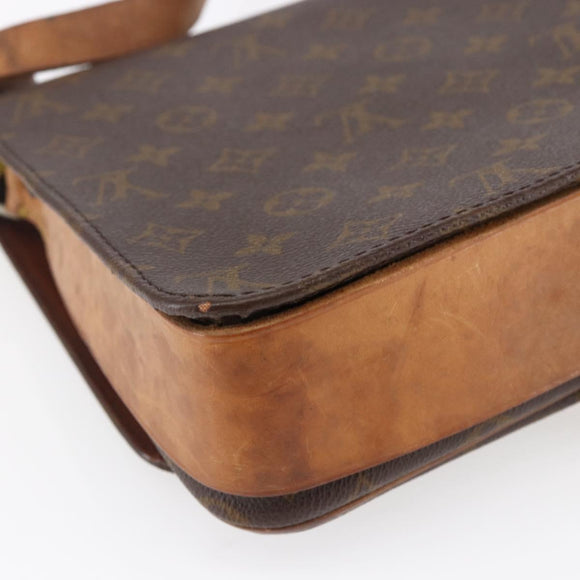 LOUIS VUITTON Monogram Cartouchiere GM Shoulder Bag Vintage M51252 Auth 145229