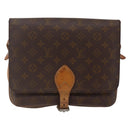 LOUIS VUITTON Monogram Cartouchiere GM Shoulder Bag Vintage M51252 Auth 145229-13
