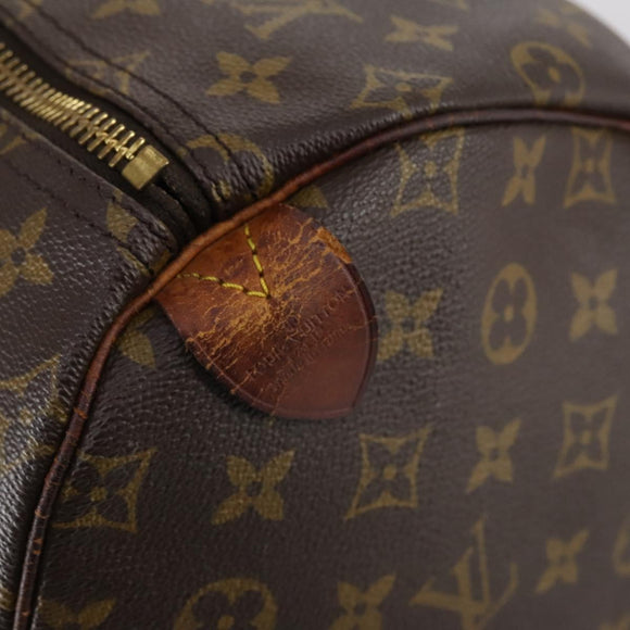 LOUIS VUITTON Monogram Keepall 55 Boston Bag M41424 LV Auth 145230