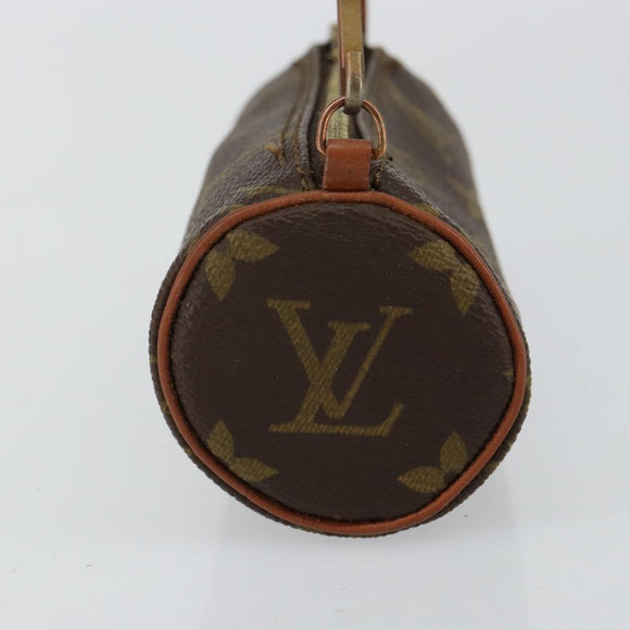 LOUIS VUITTON Monogram Papillon Pouch LV Auth 145233