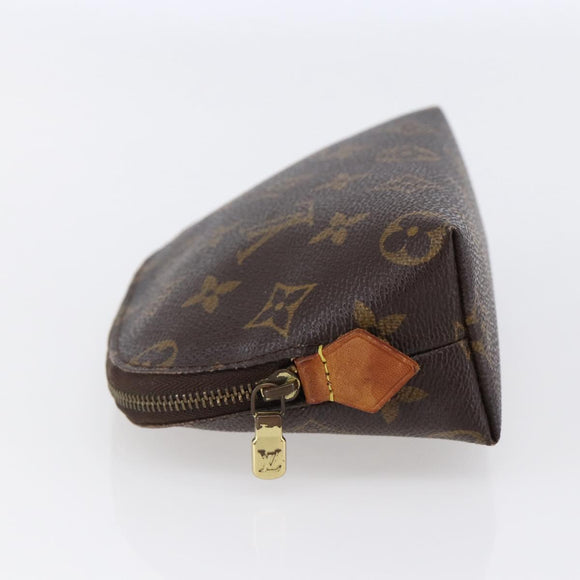 LOUIS VUITTON Monogram Pochette Cosmetic PM Pouch M43998 LV Auth 145238