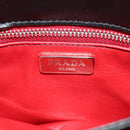 PRADA Chain Shoulder Bag Nylon Black Silver 1BD009 Auth 145246M-23