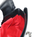 PRADA Chain Shoulder Bag Nylon Black Silver 1BD009 Auth 145246M-26