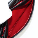 PRADA Chain Shoulder Bag Nylon Black Silver 1BD009 Auth 145246M-28