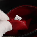 PRADA Chain Shoulder Bag Nylon Black Silver 1BD009 Auth 145246M-11