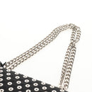 PRADA Chain Shoulder Bag Nylon Black Silver 1BD009 Auth 145246M-15