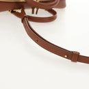 LOEWE Amazona 28 Repeat Anagram Bag Canvas Leather 2way Gold Brown Auth 145249M-11