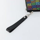 GUCCI GG Psychedelic Clutch Bag PVC Multicolor Silber 601087 Auth 145251V-8
