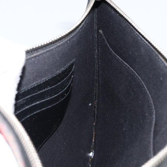 GUCCI GG Psychedelic Clutch Bag PVC Multicolor Silver 601087 Auth 145251