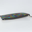 GUCCI GG Psychedelic Clutch Bag PVC Multicolor Silver 601087 Auth 145251-6