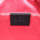 GUCCI GG Marmont Chain Shoulder Bag Velor Black Gold 448065 Auth 145252M-19