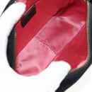 GUCCI GG Marmont Chain Shoulder Bag Velor Black Gold 448065 Auth 145252M-20