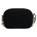 GUCCI GG Marmont Chain Shoulder Bag Velor Black Gold 448065 Auth 145252M-4
