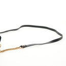 GUCCI GG Marmont Chain Shoulder Bag Velor Black Gold 448065 Auth 145252M-10