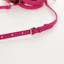 Christian Dior Cannage Lady D Joy Micro Bag Lamb Skin 2way Pink Auth 145262SM-17