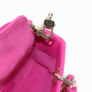 Christian Dior Cannage Lady D Joy Micro Bag Lamb Skin 2way Pink Auth 145262SM-28
