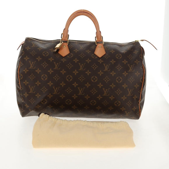 LOUIS VUITTON Monogram Speedy 40 Hand Bag M41522 LV Auth 145263V