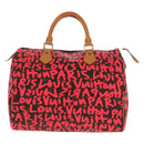 LOUIS VUITTON Monogram Graffiti Speedy 30 Hand Bag Pink M93704 LV Auth 145265A-13