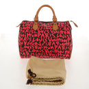 LOUIS VUITTON Monogram Graffiti Speedy 30 Hand Bag Pink M93704 LV Auth 145265A-12