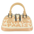 LOUIS VUITTON Monogram Graffiti Alma PM Hand Bag White M92178 LV Auth 145266-2