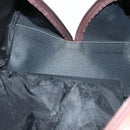 Burberrys Nova Check Boston Bag Canvas Beige Gold Auth 145269-20