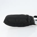 PRADA Shoulder Bag Nylon Black Silver Auth 145272-4
