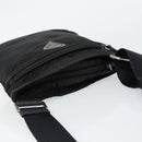 PRADA Shoulder Bag Nylon Black Silver Auth 145272-7