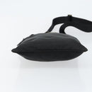 PRADA Shoulder Bag Nylon Black Silver Auth 145272-6