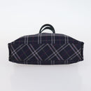 BURBERRY Nova Check Hand Bag Nylon 2Set Khaki Navy Auth 145273-15