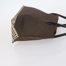 BURBERRY Nova Check Hand Bag Nylon 2Set Khaki Navy Auth 145273-4