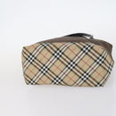 BURBERRY Nova Check Hand Bag Nylon 2Set Khaki Navy Auth 145273-7