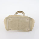 BURBERRY Nova Check Hand Bag Nylon Canvas 2Set Beige Auth 145274-15
