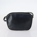 Salvatore Ferragamo Shoulder Bag Leather Canvas 2 Set Beige Navy Auth 145275-11