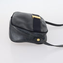 Salvatore Ferragamo Shoulder Bag Leather Canvas 2 Set Beige Navy Auth 145275-12