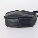 Salvatore Ferragamo Shoulder Bag Leather Canvas 2 Set Beige Navy Auth 145275-15