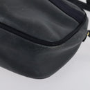 Salvatore Ferragamo Shoulder Bag Leather Canvas 2 Set Beige Navy Auth 145275-16