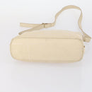 Salvatore Ferragamo Shoulder Bag Leather Canvas 2 Set Beige Navy Auth 145275-7