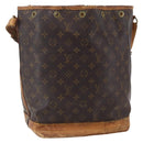 LOUIS VUITTON Monogram Noe Shoulder Bag M42224 LV Auth 145285-1