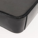 GUCCI Shoulder Bag Enamel Black Silver Auth 145286-15