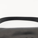 GUCCI Shoulder Bag Enamel Black Silver Auth 145286-8
