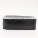 GUCCI Shoulder Bag Enamel Black Silver Auth 145286-5