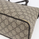 GUCCI GG Supreme Tote Bag PVC Leather Beige Gold 353440 Auth 145287-15