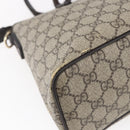 GUCCI GG Supreme Tote Bag PVC Leather Beige Gold 353440 Auth 145287-16