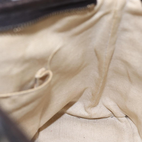 GUCCI GG Supreme Tote Bag PVC Leather Beige Gold 353440 Auth 145287