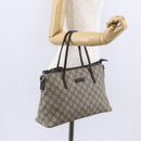 GUCCI GG Supreme Tote Bag PVC Leather Beige Gold 353440 Auth 145287-22